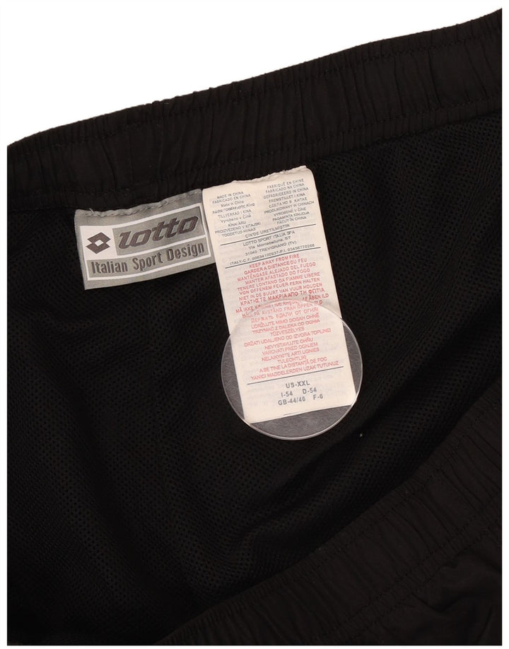 Pantaloni da tuta da uomo Lotto UK 44/46 2XL Poliestere nero