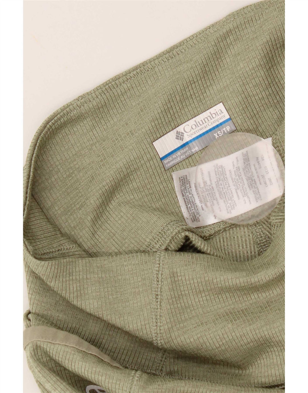 Leggings grafici da donna Columbia UK 4 XS poliestere verde