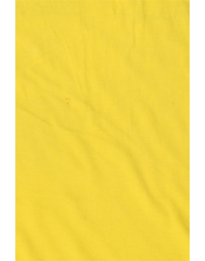 DIADORA T-shirt grafica da uomo Top in cotone giallo medio