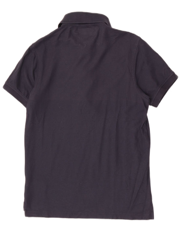 Polo da uomo slim fit Tommy Hilfiger in cotone blu navy medio