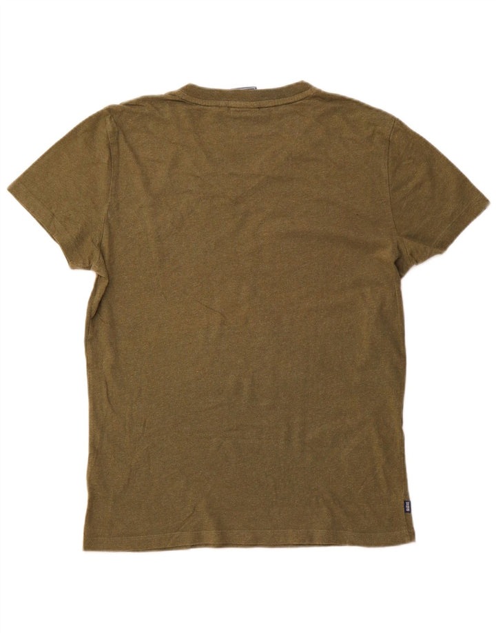 T-shirt da uomo Superdry Top in cotone verde medio