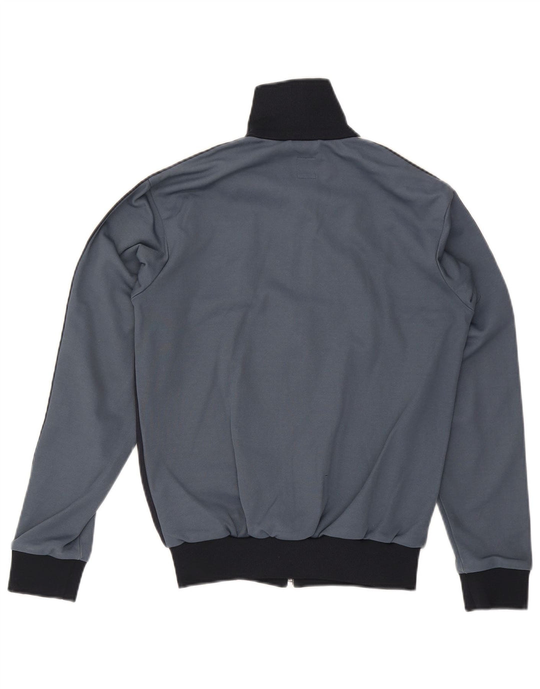 Giacca da ginnastica da uomo Adidas piccola in cotone color block blu navy