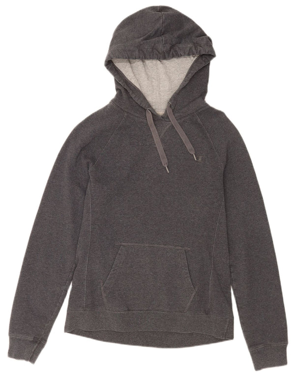 Felpa con cappuccio da donna Champion UK 14 Cotone chiazzato grigio medio