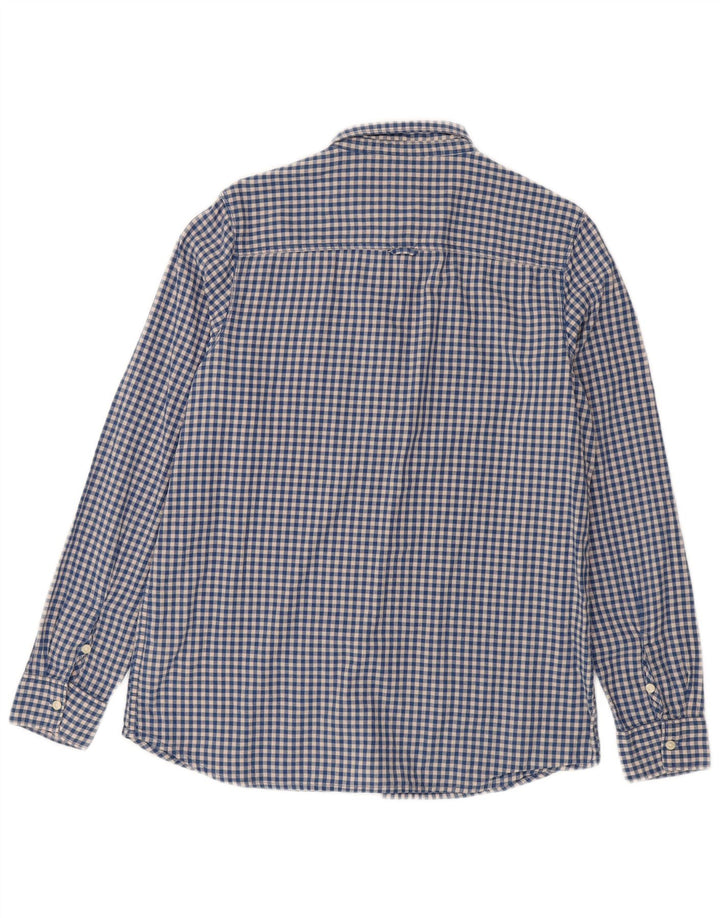 Camicia da uomo LEE grande in cotone a quadretti blu