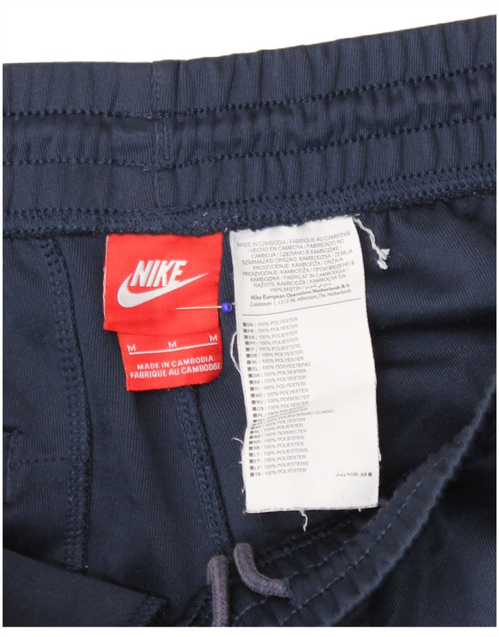 Pantaloncini sportivi da uomo Nike Medium in poliestere color block blu navy