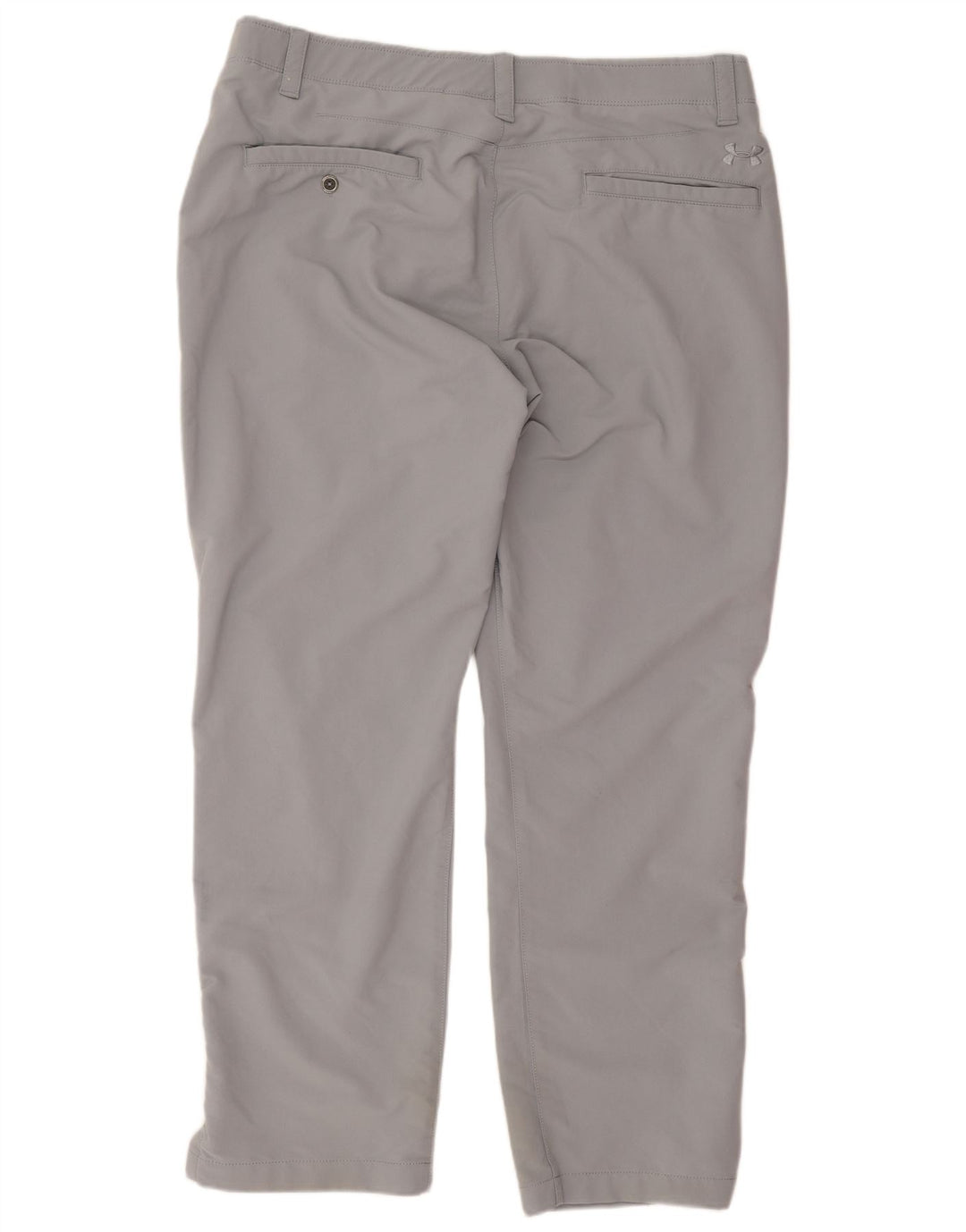 Pantaloni chino dritti da uomo Under Armour W38 L30 nylon grigio
