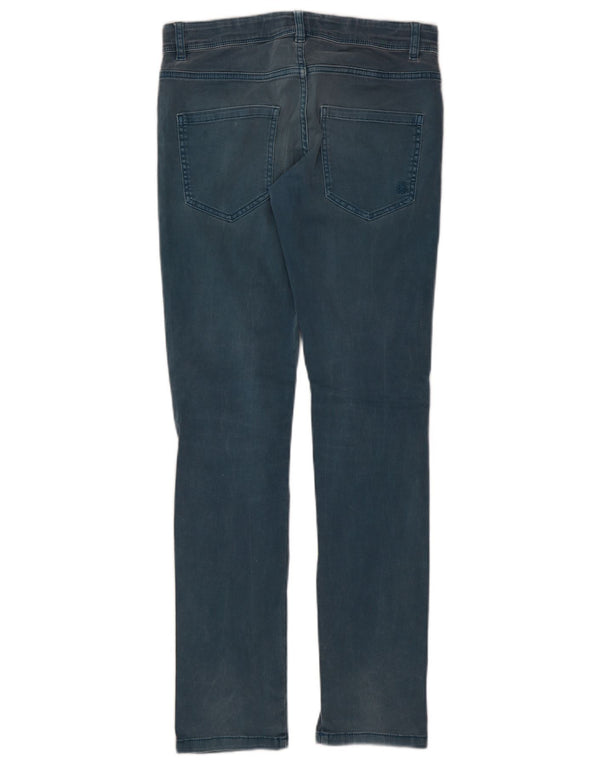 Jeans slim da bambino Benetton 15-16 anni W30 L31 Blu