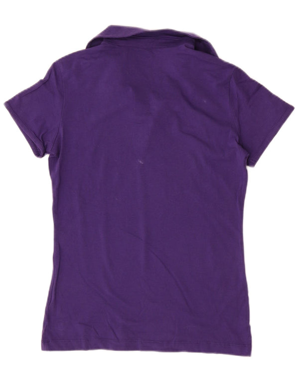 Polo da donna Lotto UK 14 Large Viola in cotone