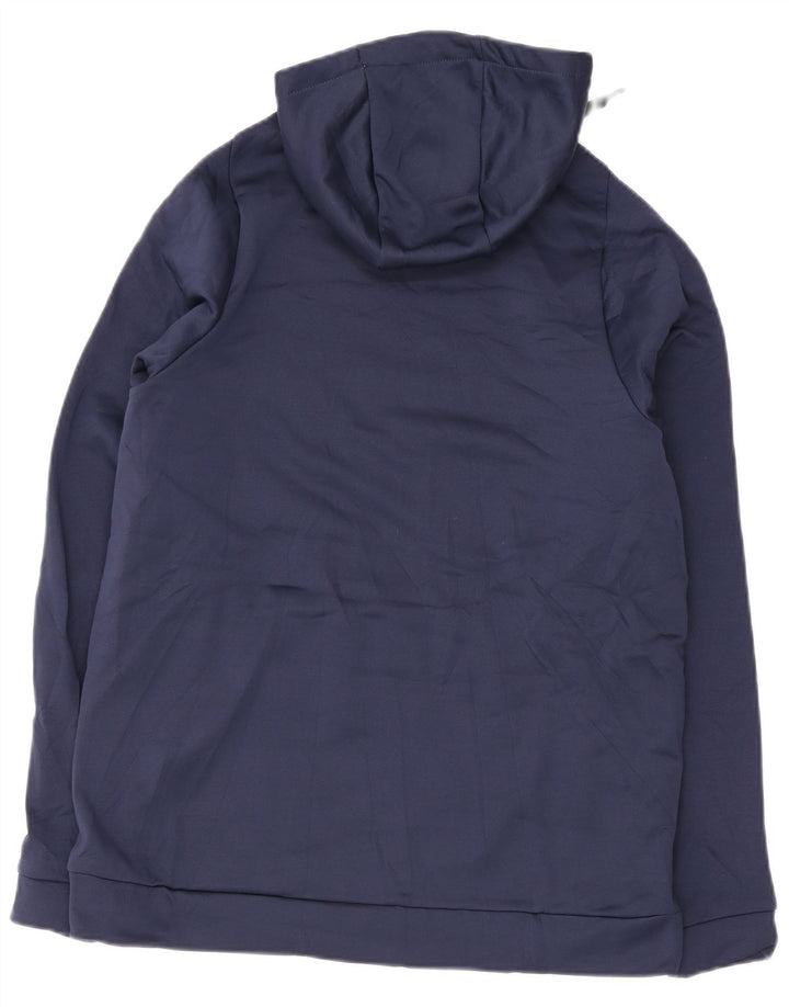 Felpa con cappuccio grafica Nike Dawson da uomo, grande, in poliestere blu navy