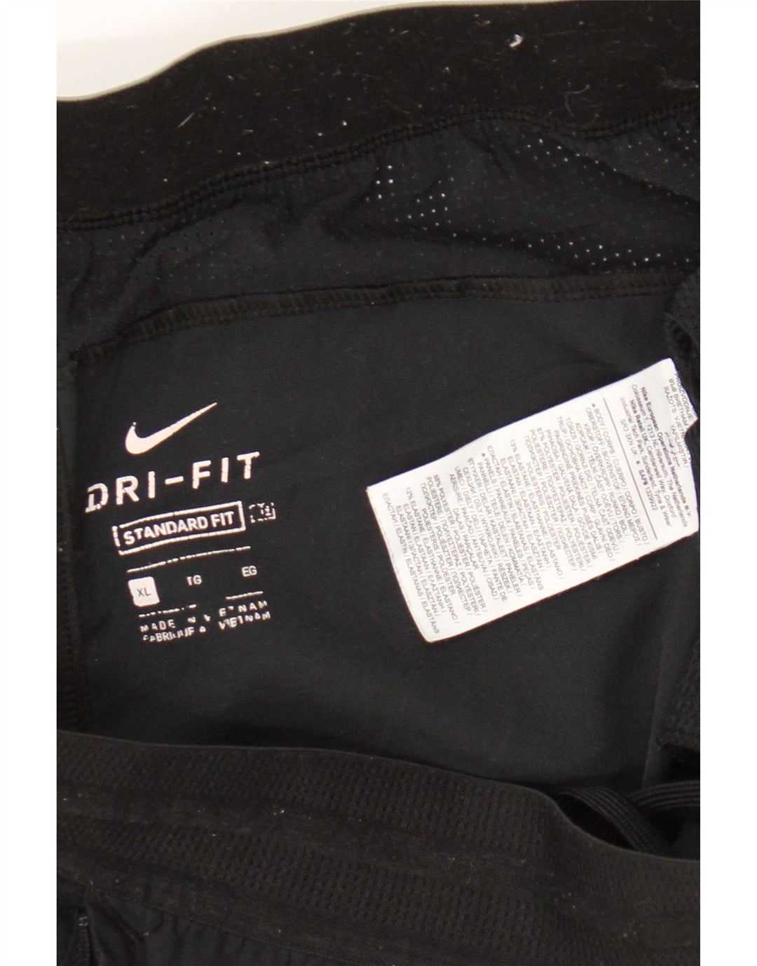 Pantaloncini sportivi Nike Dri Fit Standard Fit XL Poliestere nero