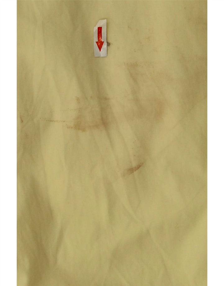 Camicia da uomo a maniche corte Cassuci XL in cotone giallo