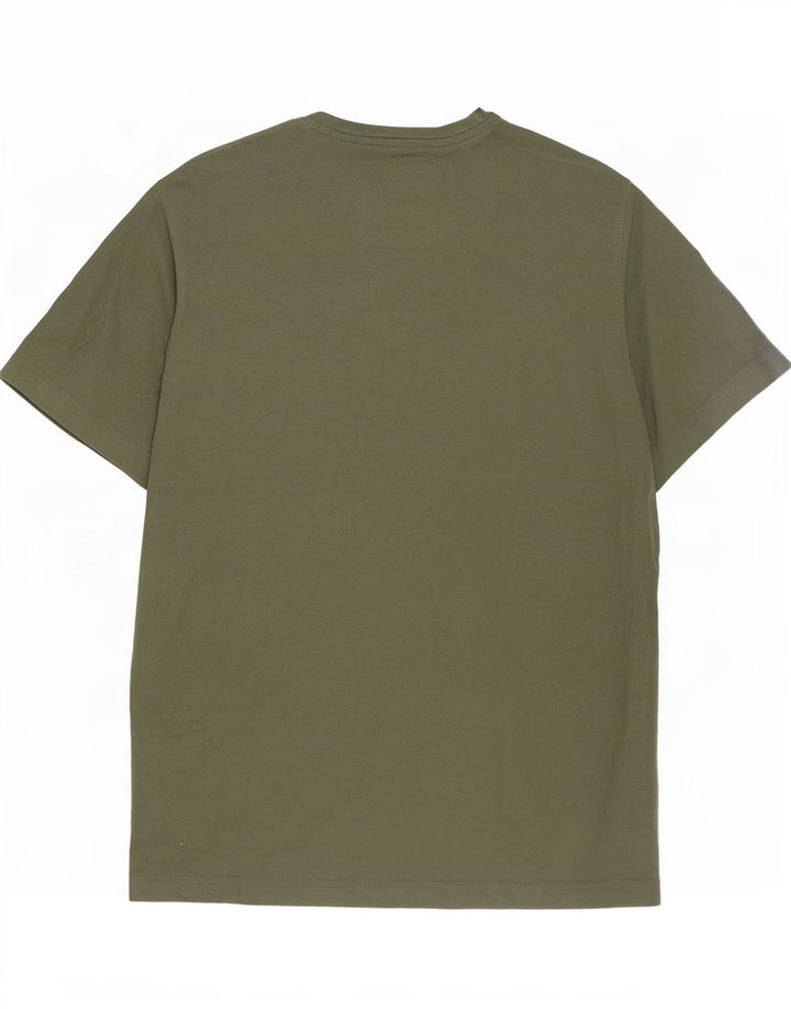 Crew Clothing T-shirt da uomo Top piccola in cotone kaki