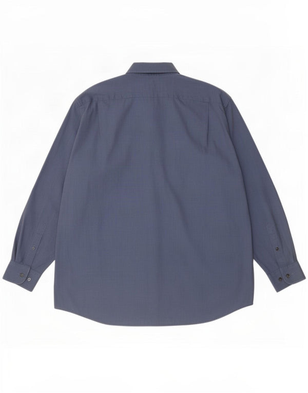 Camicia da uomo Lacoste taglia 43 grande cotone blu