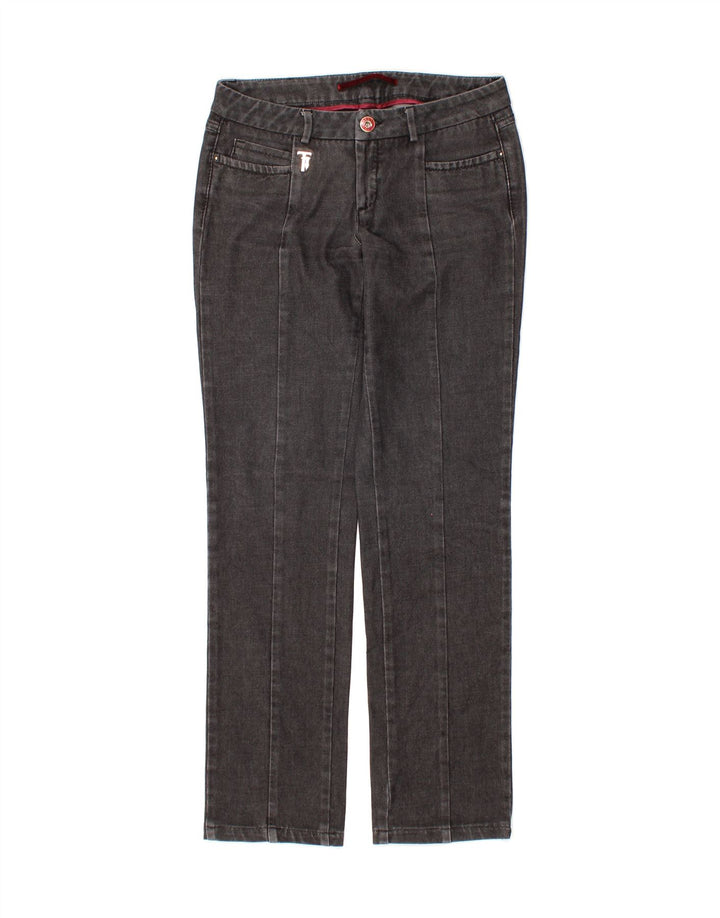 TRUSSARDI Womens Straight Jeans W26 L31 Grey Vintage Trussardi and Second-Hand Trussardi from Messina Hembry 