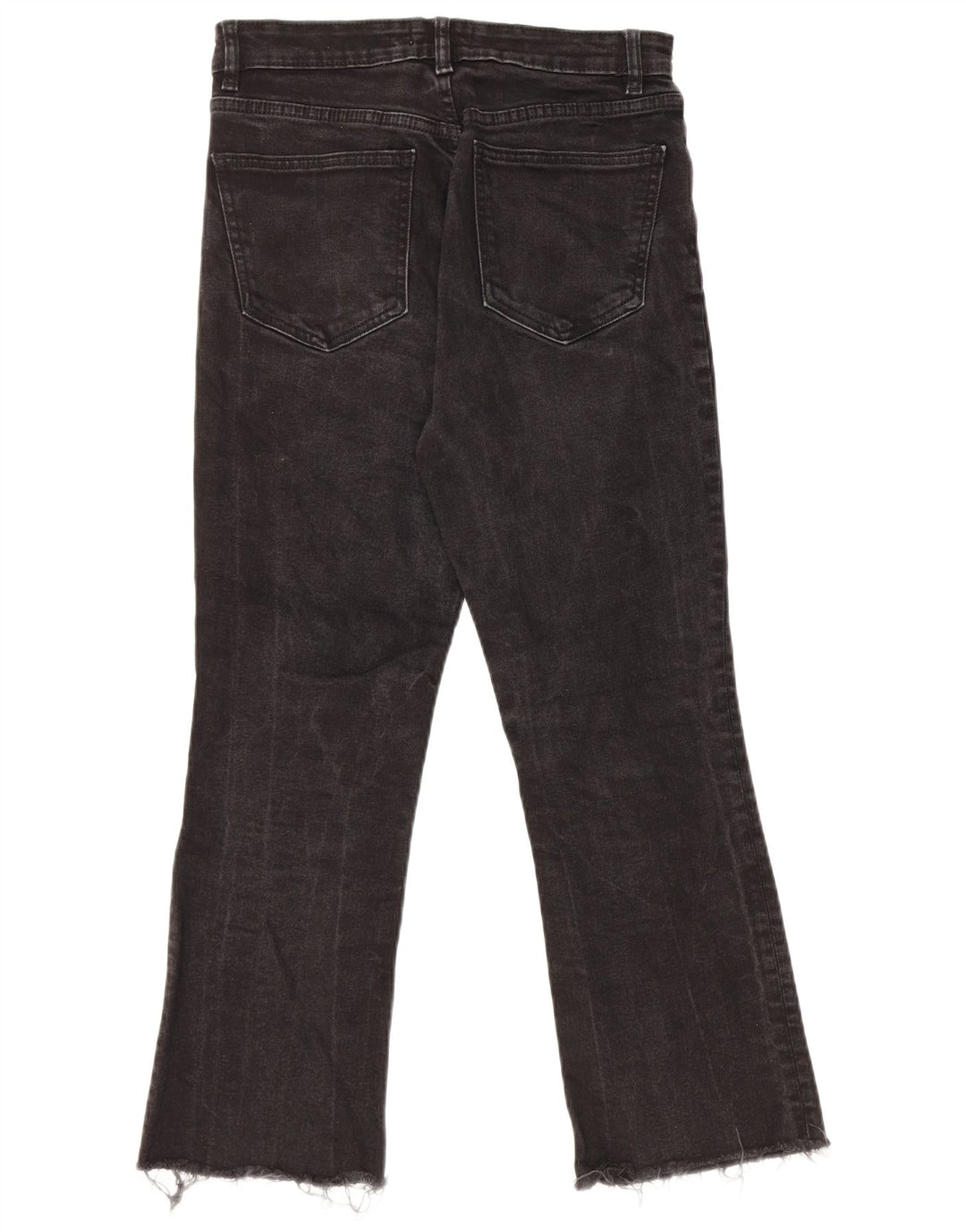 Jeans corti da donna ZARA EU 40 medi W30 L24 neri