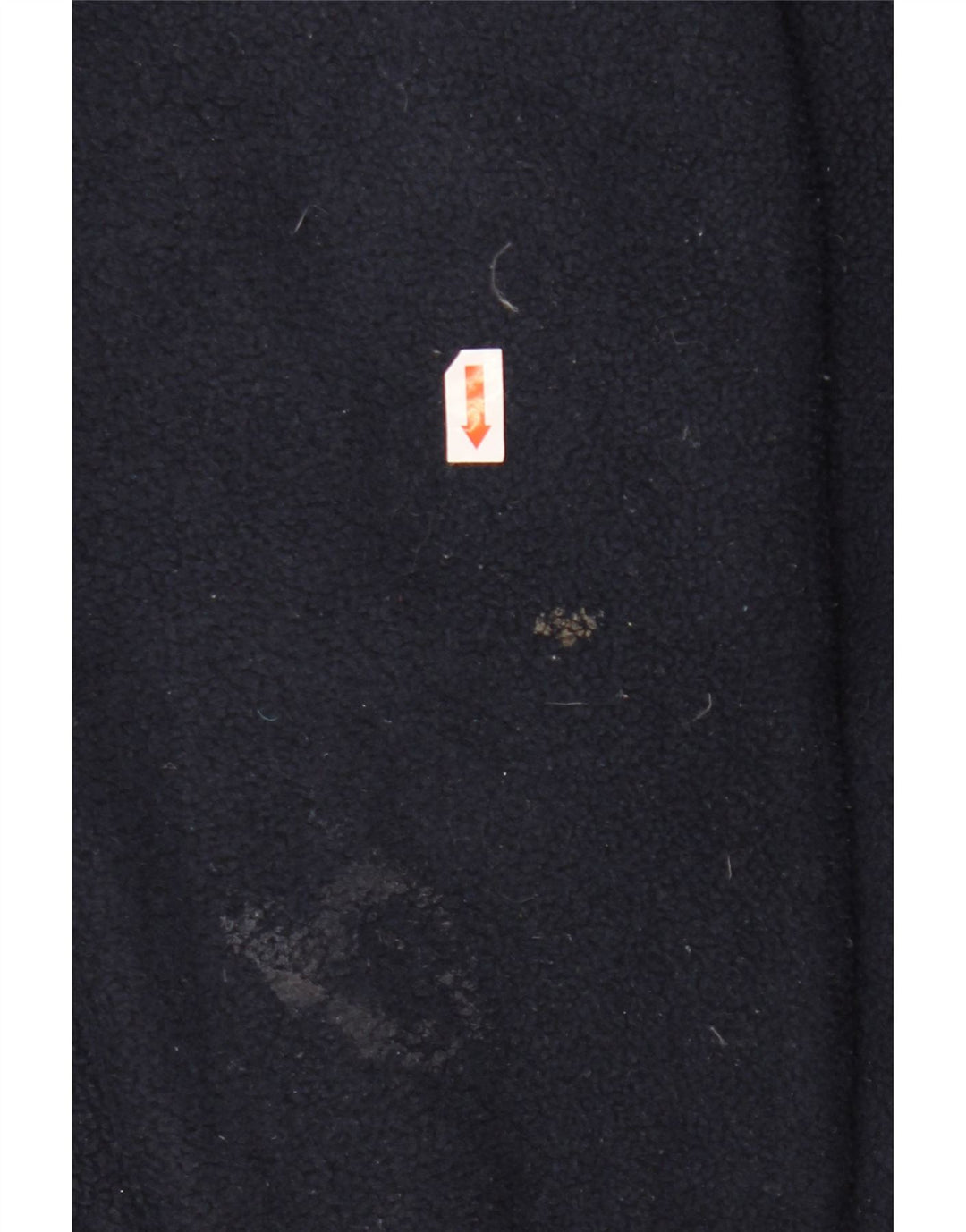 Maglione in pile da uomo KAPPA con zip e collo piccolo in poliestere blu navy