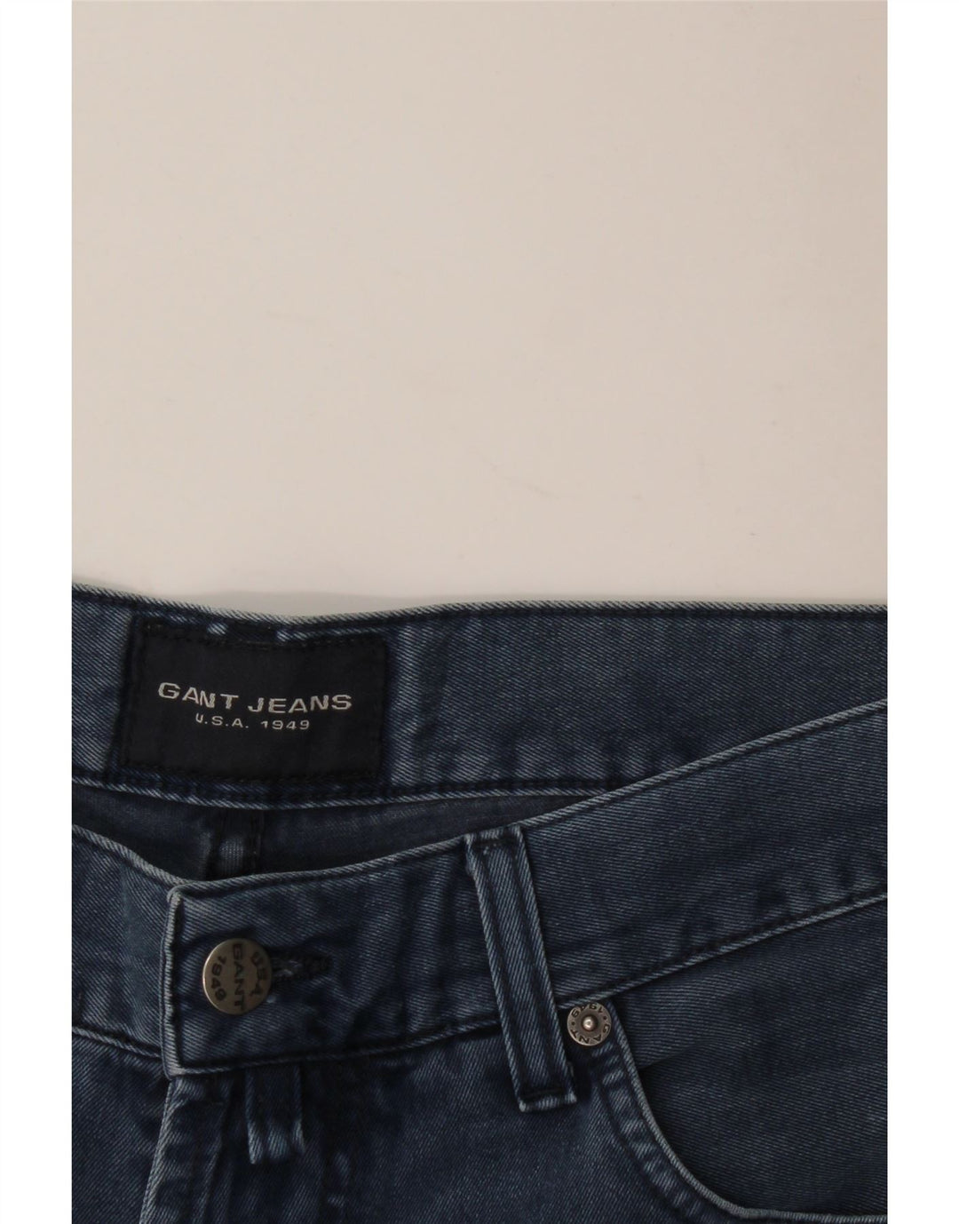 Jeans dritti da uomo GANT W32 L31 Blu