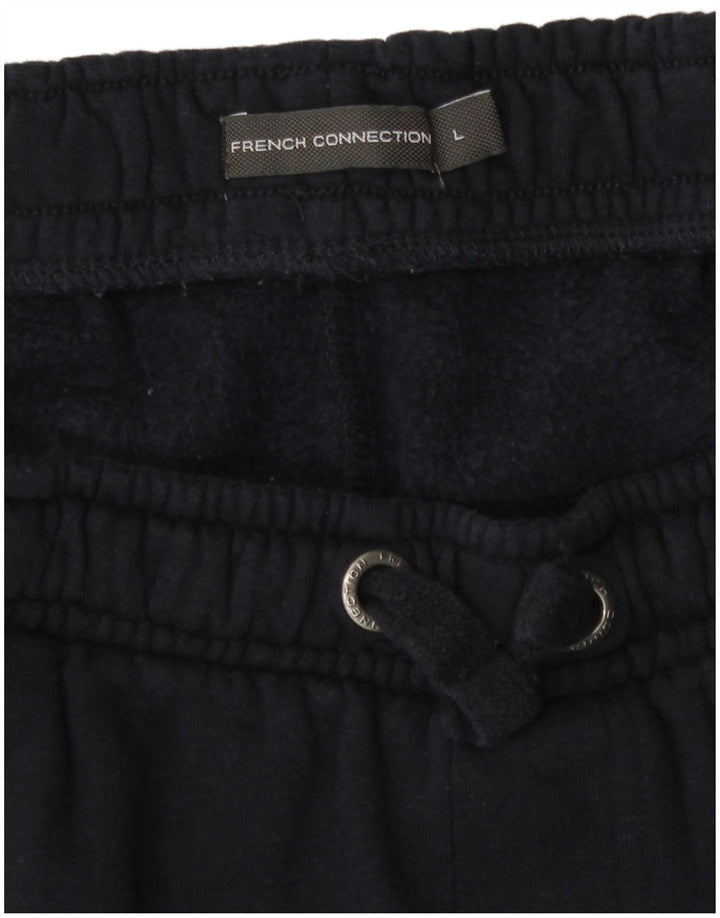 Pantaloncini sportivi da uomo French Connection grandi in cotone blu navy