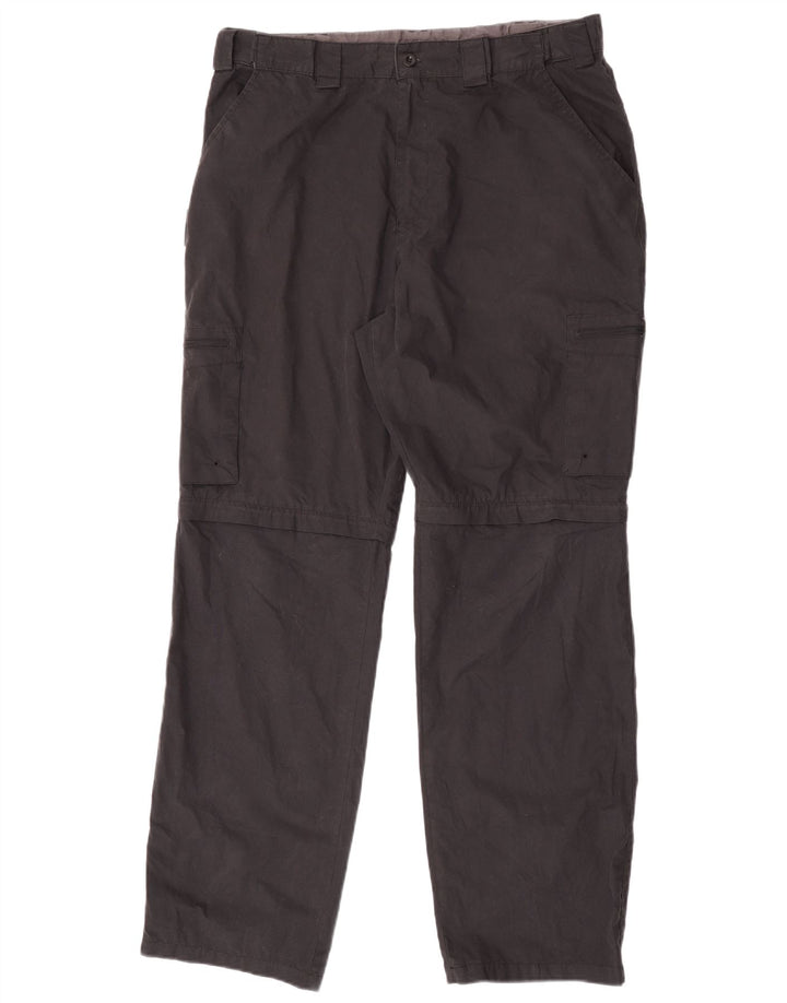 Pantaloni cargo dritti da uomo Mountain Warehouse W36 L31 poliestere nero