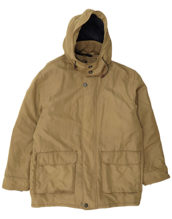 Giacca parka da uomo con cappuccio Navigare UK 44 2XL poliestere kaki