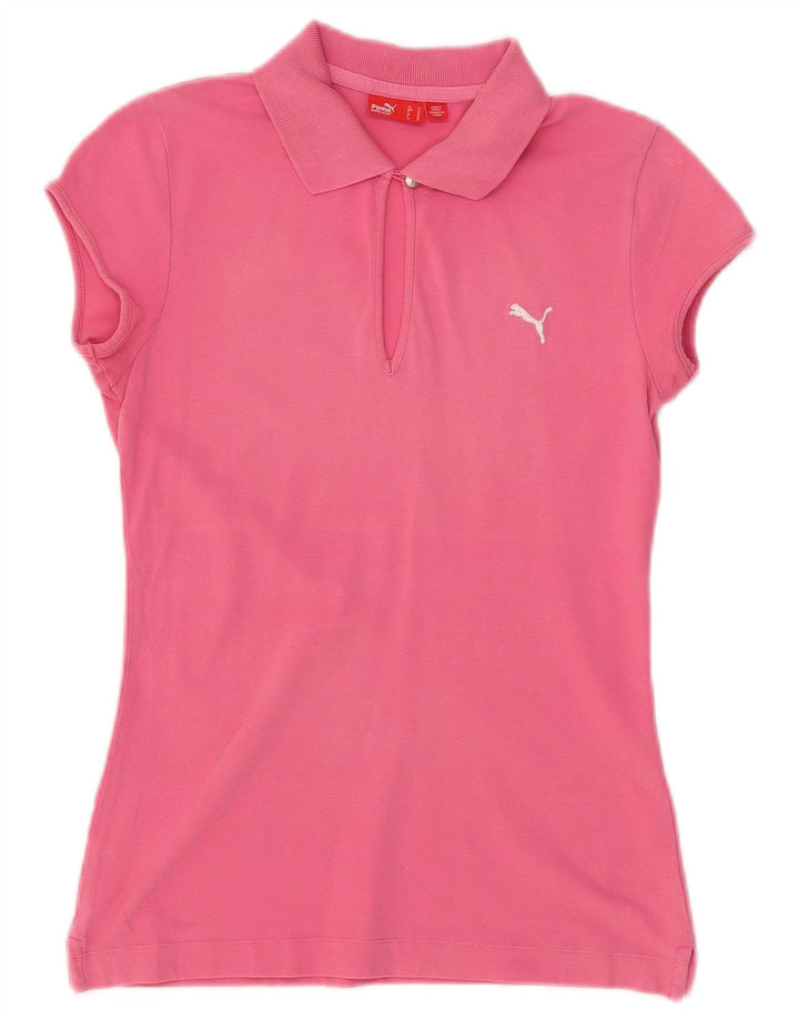 Polo PUMA da donna UK 12 rosa medio
