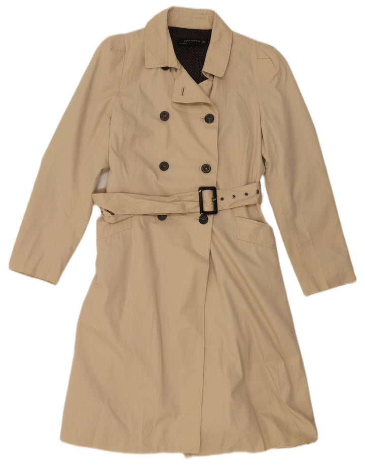 Trench da donna Zara UK 14 grande Beige