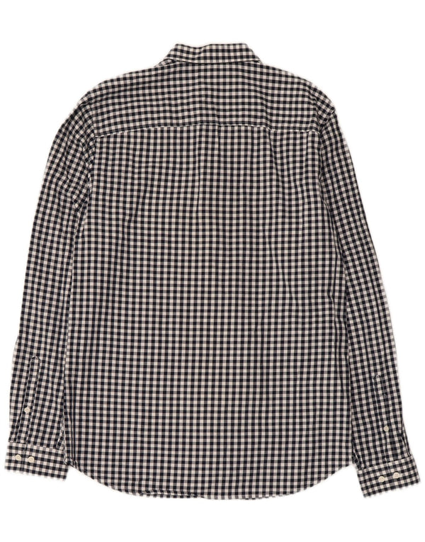 Camicia da uomo Jack & Jones in cotone a quadretti blu navy medio