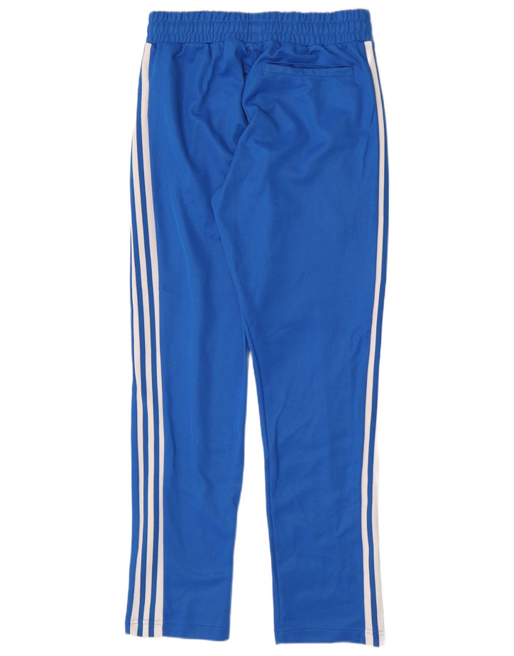 Pantaloni da tuta da uomo Adidas in cotone blu medio