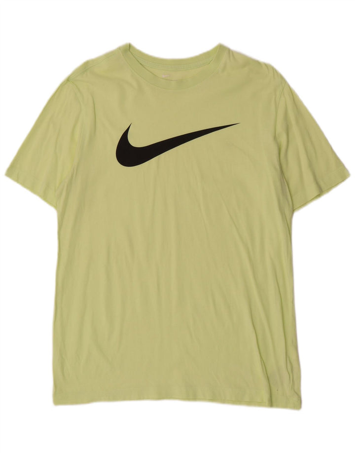 T-shirt grafica da uomo Nike Top in cotone verde medio