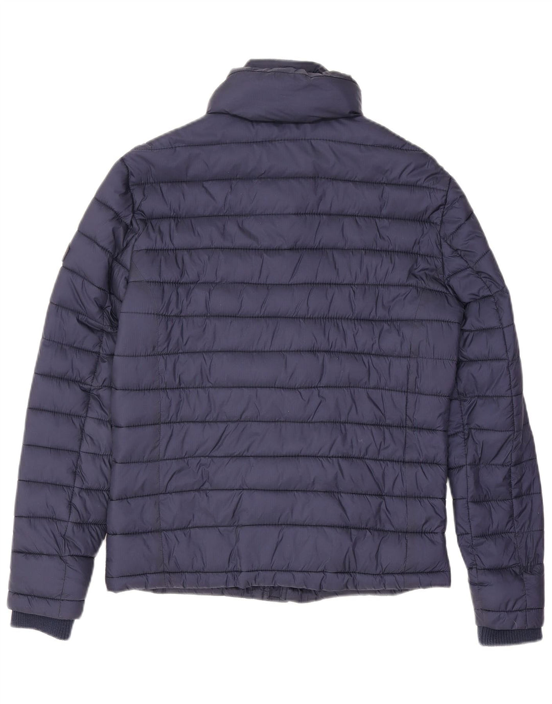 Giacca imbottita da uomo Superdry UK 36 Small nylon blu navy