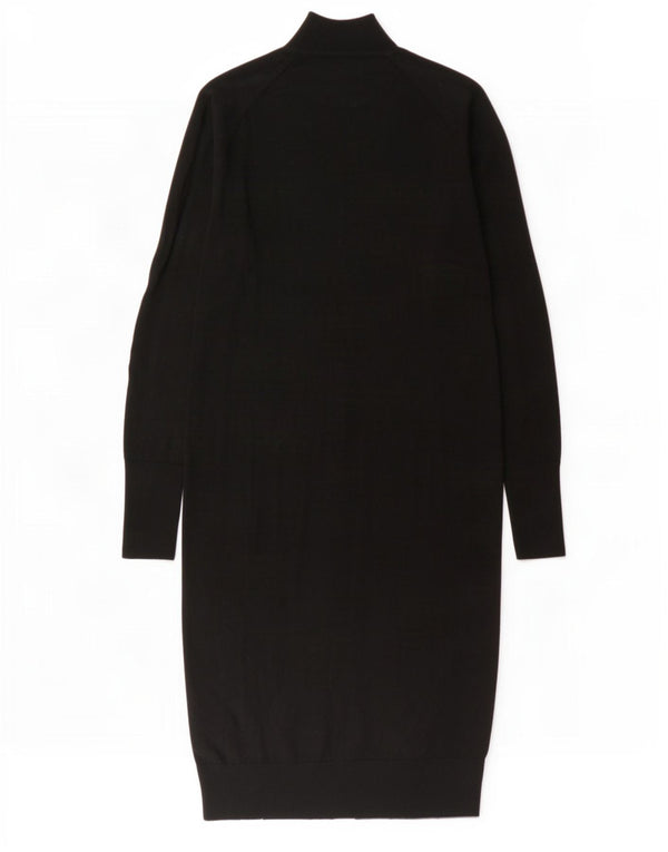 Abito maglione oversize a maniche lunghe da donna Cos UK 10 piccolo in lana nera