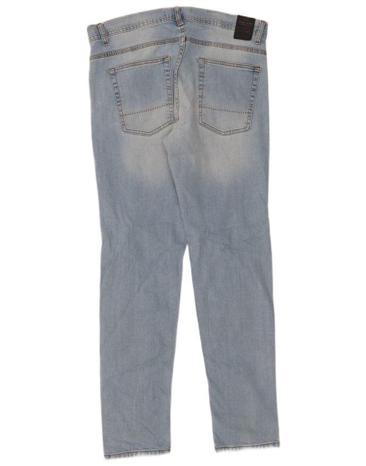 Jeans slim da uomo Zara EU 46 XL W36 L32 Blu