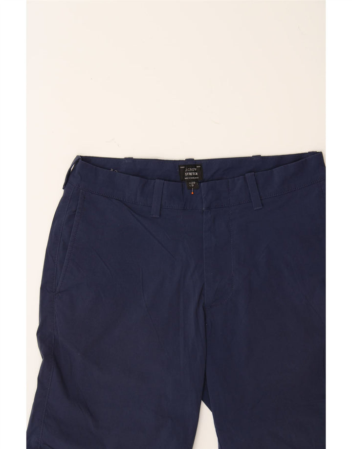 J. CREW Mens Chino Shorts W29 Small Navy Blue Polyamide Vintage J. Crew and Second-Hand J. Crew from Messina Hembry 