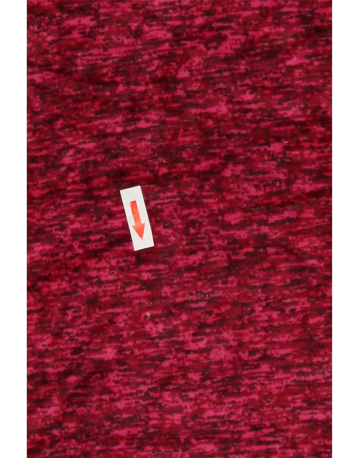 Laura Ashley Top da donna a maniche lunghe UK 14 Poliestere rosa medio