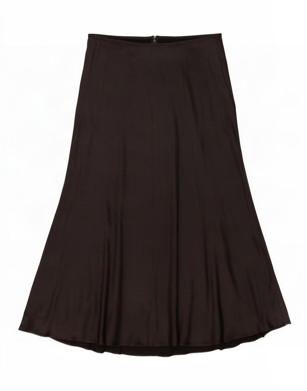 Zara Womens A-Line Skirt Medium W28 Black Viscose