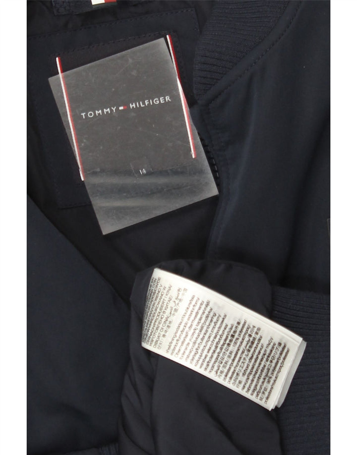 TOMMY HILFIGER Giubbotto bomber da bambino 13-14 anni in poliestere blu navy