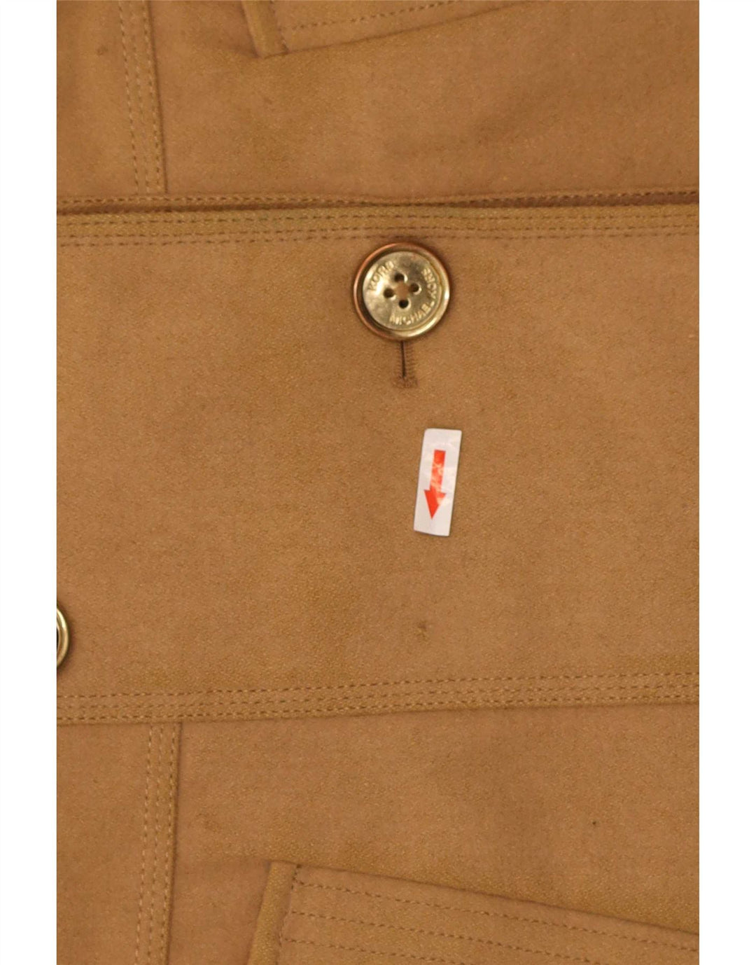 Caban da donna Michael Kors US 10 Large Beige Lana