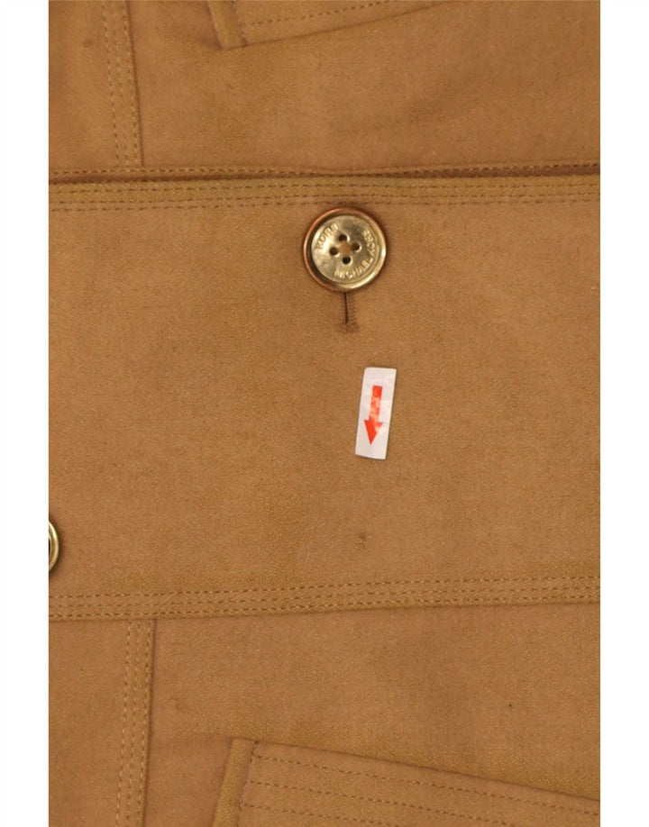 Caban da donna Michael Kors US 10 Large Beige Lana