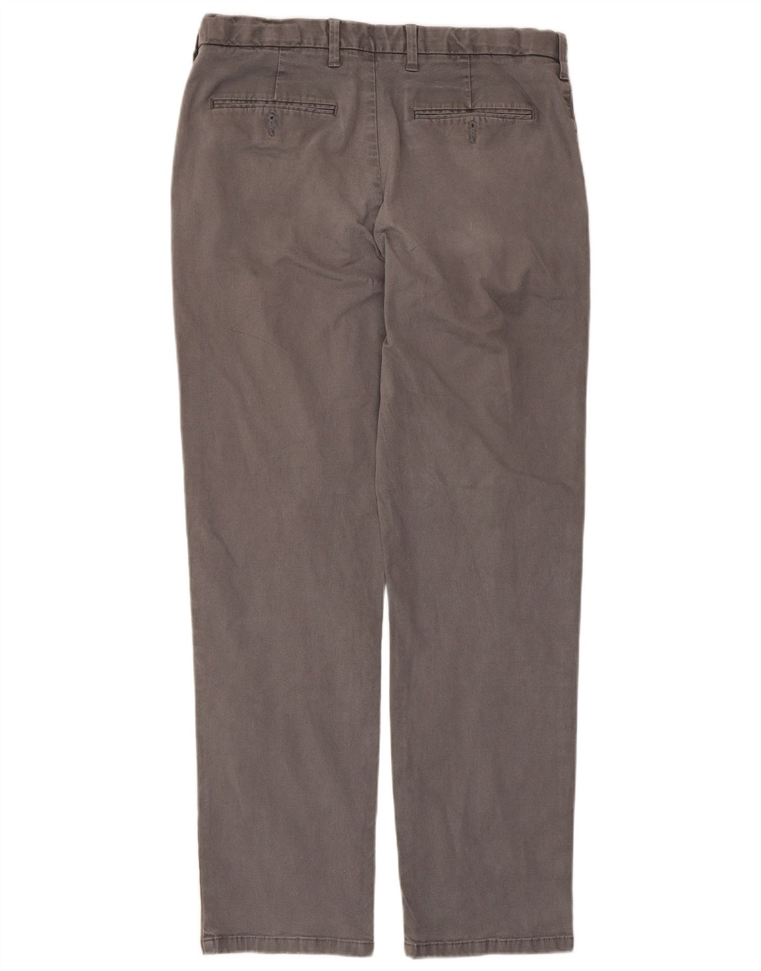 Pantaloni chino regolari da uomo Marks & Spencer W34 L31 cotone grigio