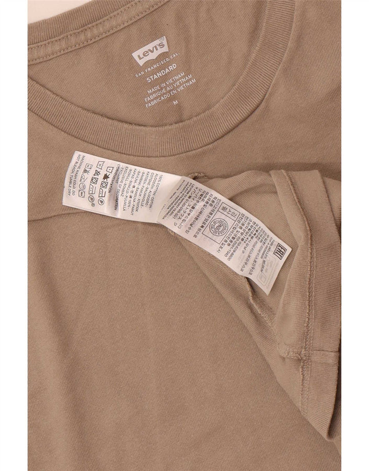 T-shirt Levi's da uomo con vestibilità standard, in cotone marrone medio