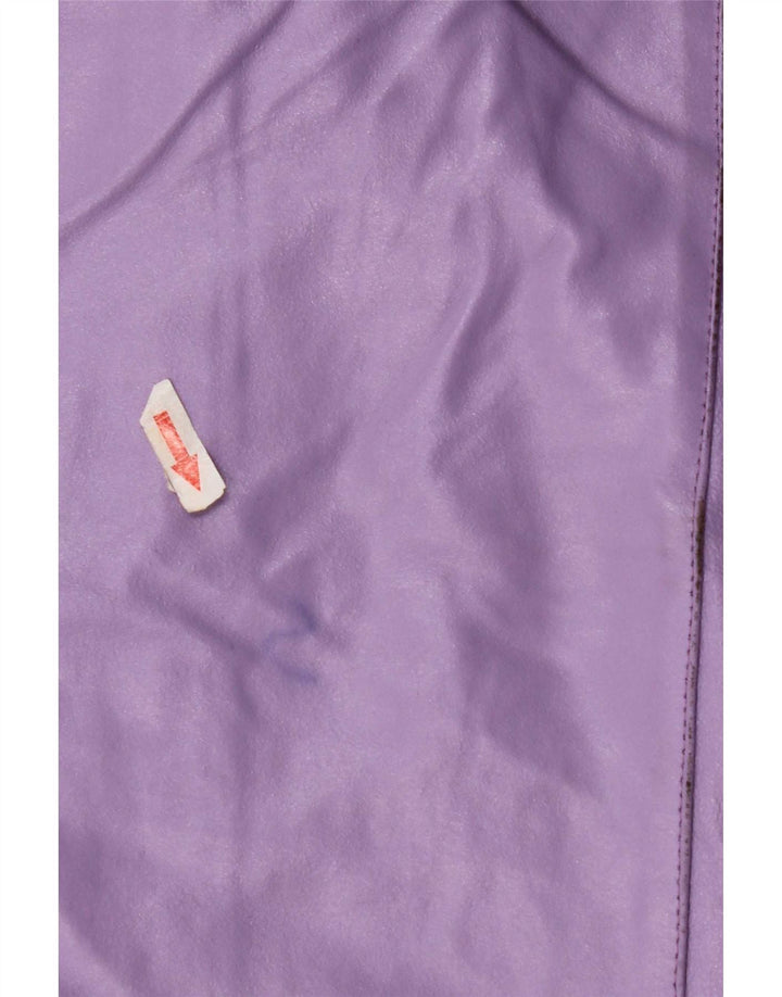 Giacca in pelle da donna Habana UK 10 piccola pelle viola