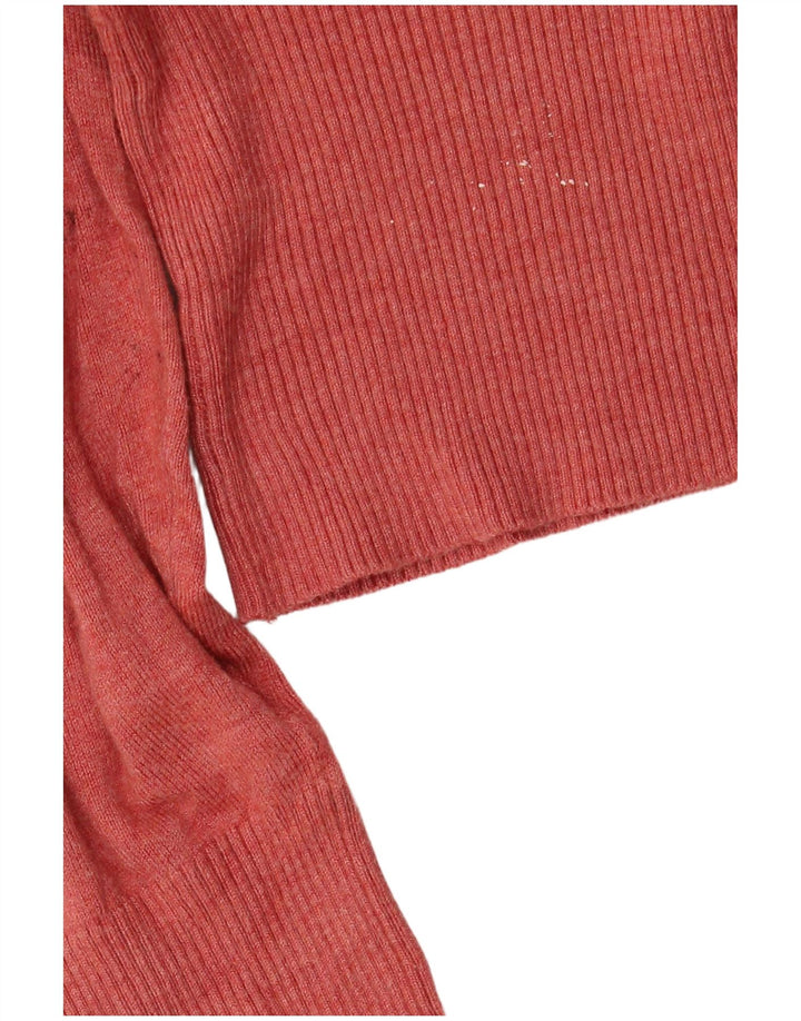 Maglione girocollo corto da donna Marks & Spencer UK 16 grande rosso
