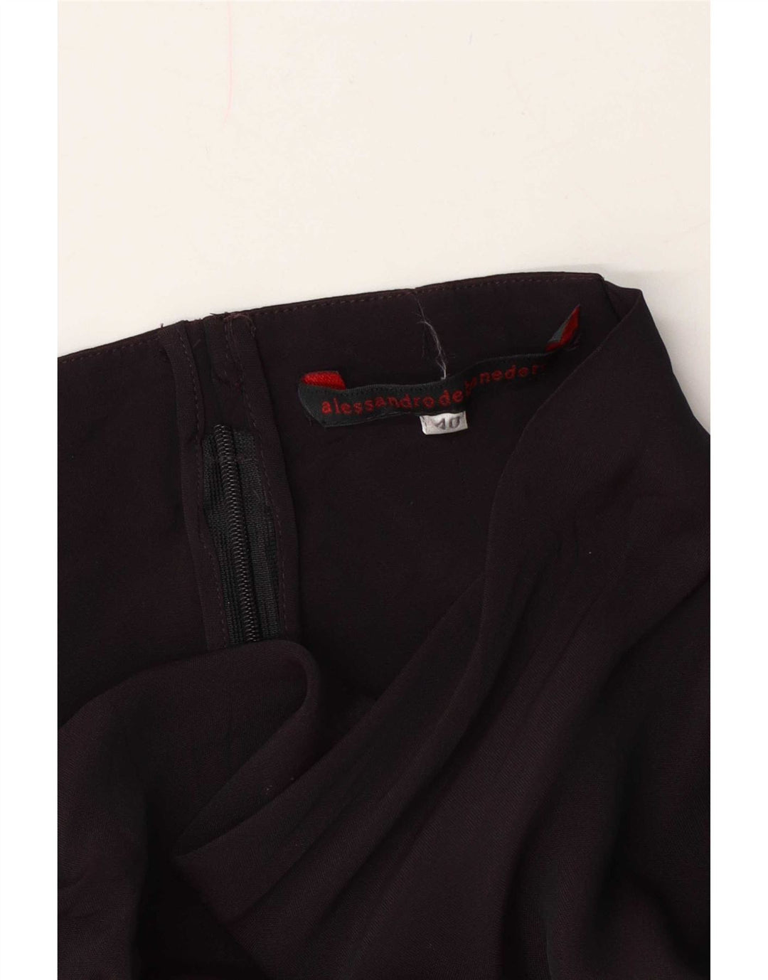 Abito lungo da donna vintage a maniche lunghe IT 40 piccolo nero