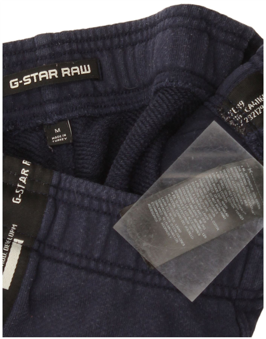 Pantaloncini sportivi grafici da uomo G-STAR medio cotone blu navy