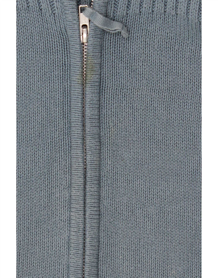 Maglione cardigan da donna Marks & Spencer UK 16 grande cotone blu