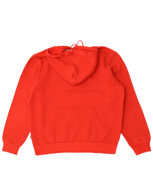 Felpa con cappuccio grafica da uomo Puma Small in cotone rosso