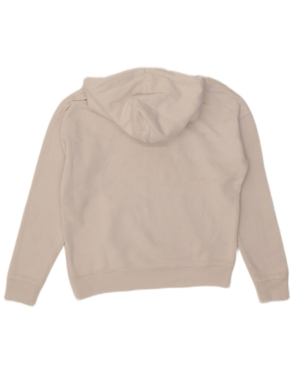 Maglione oversize con cappuccio da donna Tommy Hilfiger UK 6 XS cotone bianco