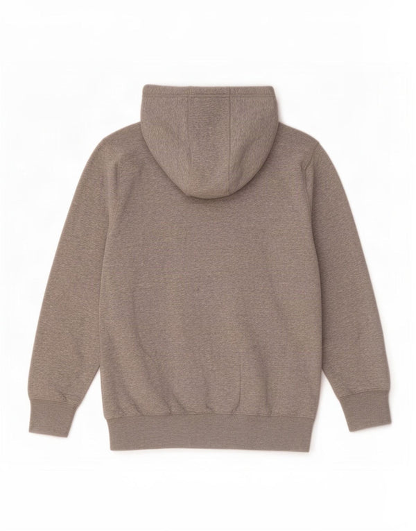 Maglione con cappuccio grafico da uomo Champion piccolo cotone chiazzato grigio