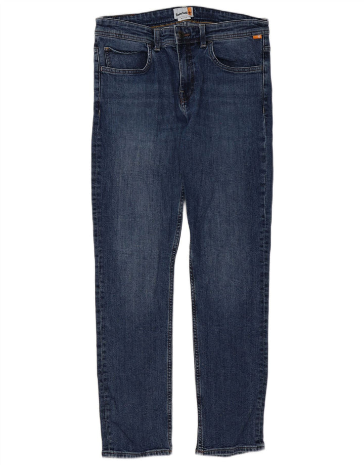 Jeans slim da uomo Timberland W33 L32 cotone blu