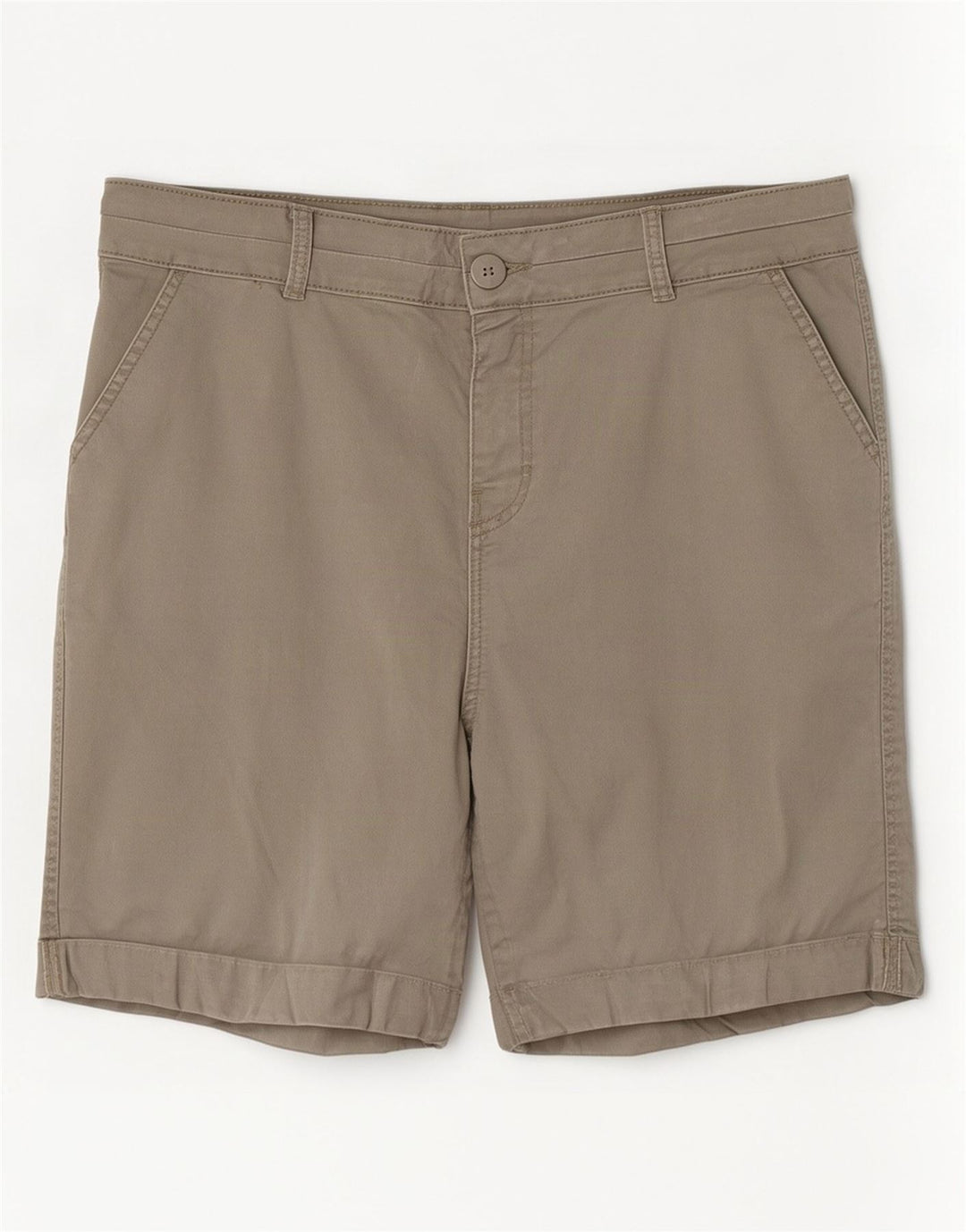 Pantaloncini chino da donna M&Co UK 14 Large W32 Cotone grigio